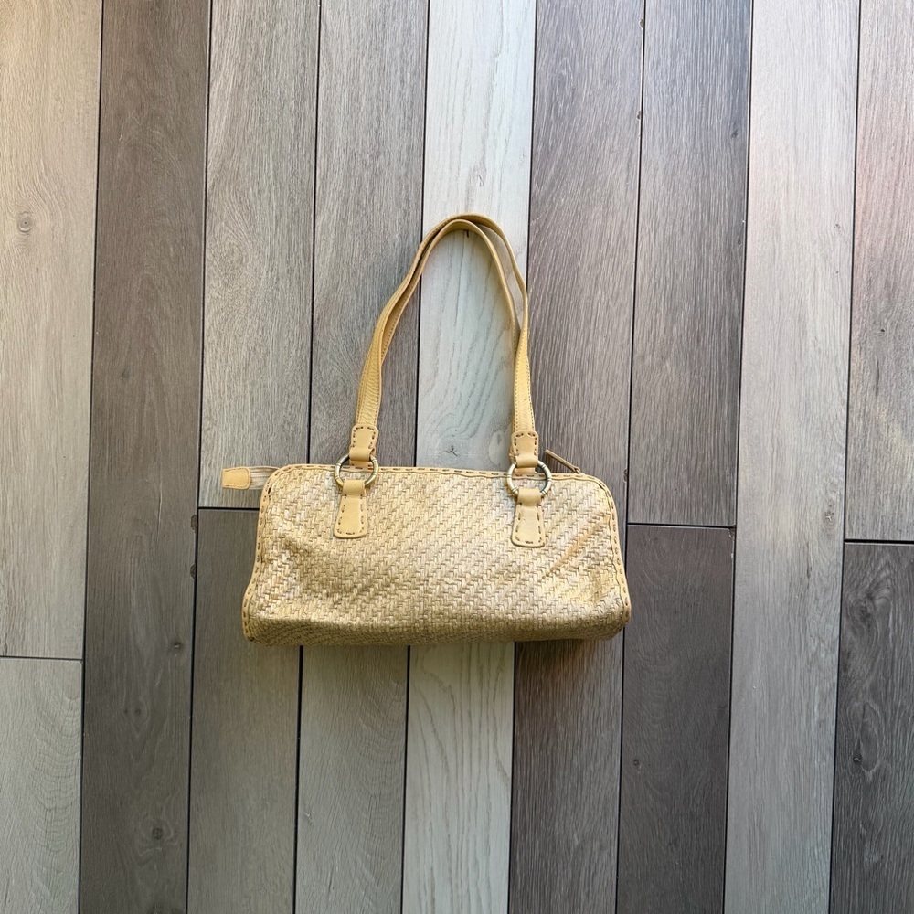 Sigrid Olsen Tan Woven Handbag